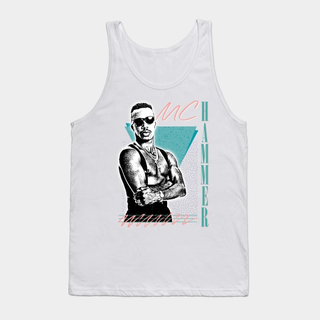 MC Hammer / Retro Style Fan Art Design Tank Top by DankFutura